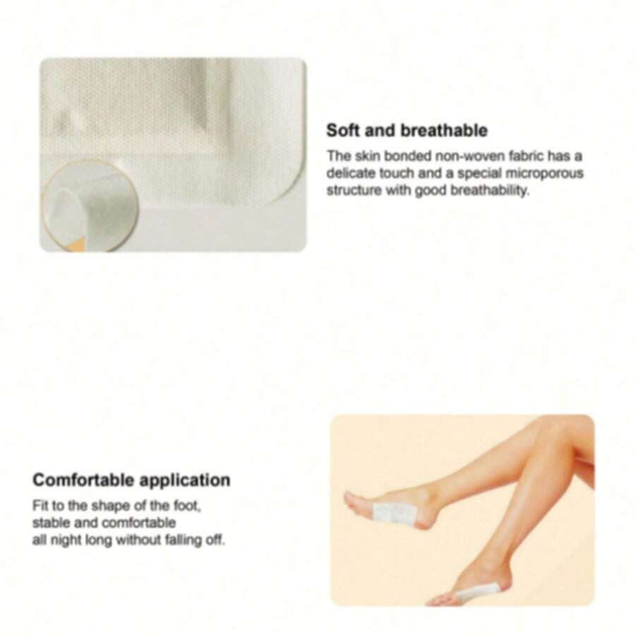 100pcs Traditional Chinese Medicine Lavender Foot Patches, TCM Formula Foot Patches, Soothe Feet, Improve Circulation, Daily Relaxation, Foot Warming Patches