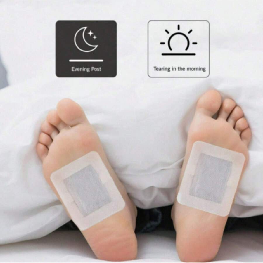 100pcs Traditional Chinese Medicine Lavender Foot Patches, TCM Formula Foot Patches, Soothe Feet, Improve Circulation, Daily Relaxation, Foot Warming Patches